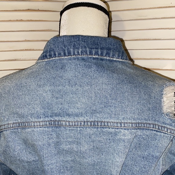 City Chic Embellished Denim Jacket - Picture 8 of 14